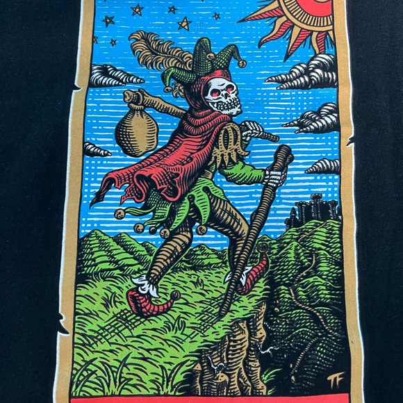 Santa Cruz Skateboards Black Tarot Graphic Tee - Picture 4 of 4